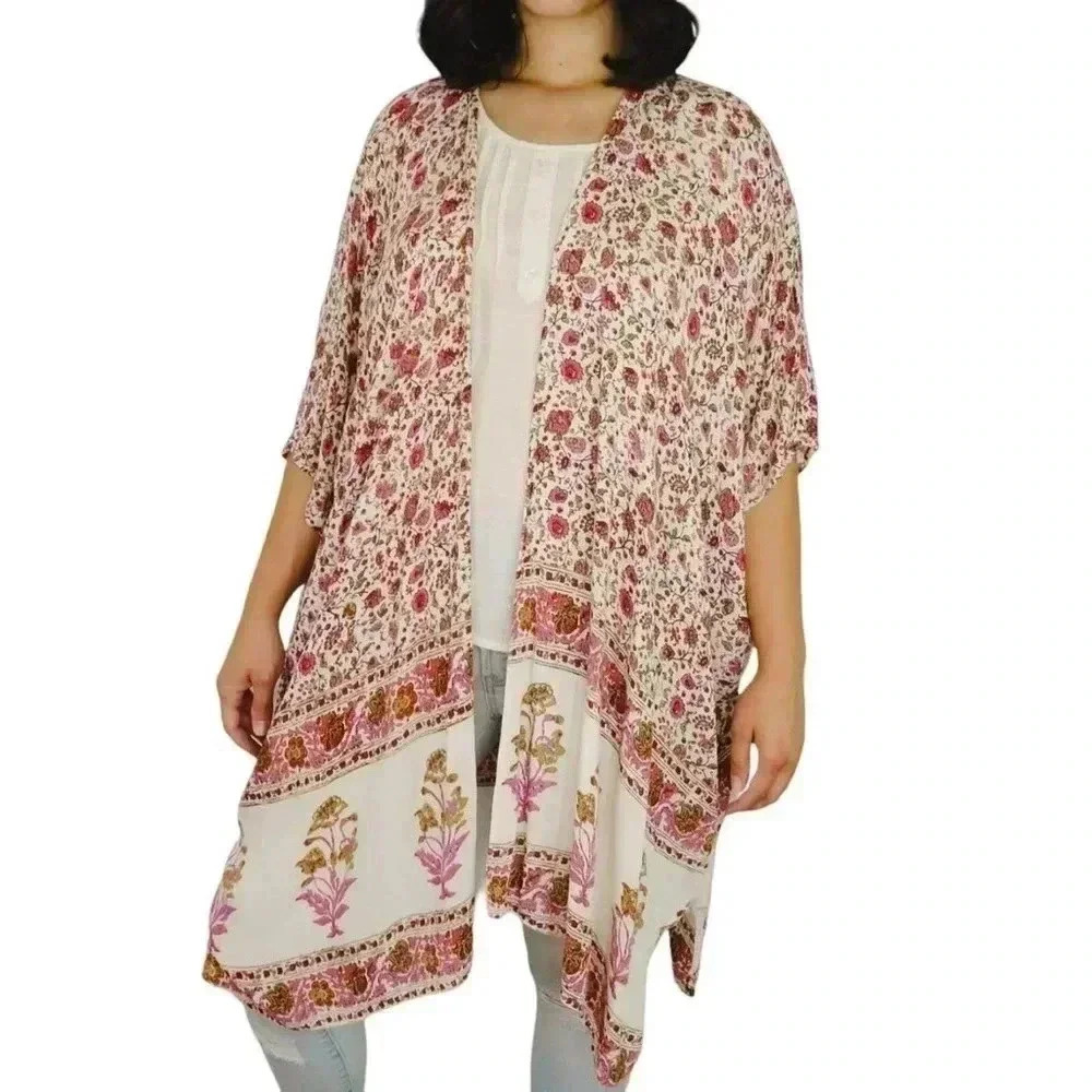 ANGIE FLORAL KIMONO SIZE‎ MEDIUM